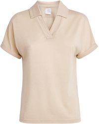 Eleventy - Metallic-Thread Polo Shirt - Lyst