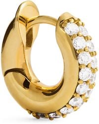 Spinelli Kilcollin - Mini And Diamond Single Hoop Earring - Lyst