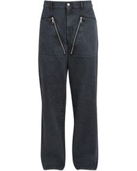 Dries Van Noten - Zip-Detail Straight-Leg Jeans - Lyst