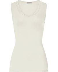 Hanro - Wool-Silk Tank Top - Lyst