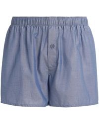 Hanro - Cotton Woven Boxer Shorts - Lyst