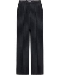 Tom Ford - Virgin Wool Embellished-Stripe Trousers - Lyst