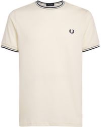 Fred Perry - Cotton Twin Tipped T-Shirt - Lyst