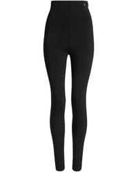 Balmain - Jersey High-Rise Trousers - Lyst