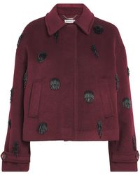 Jonathan Simkhai - Wool-Blend Embellished Katya Jacket - Lyst