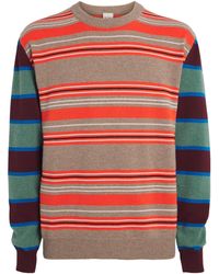 Paul Smith - Wool-Cotton Stripe Sweater - Lyst