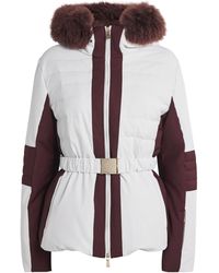 Eleventy - Down Shearling-Trim Parka - Lyst