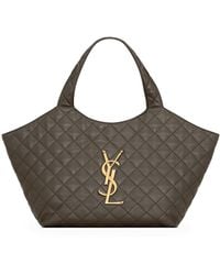 Saint Laurent - Medium Icare Quilted Tote Bag - Lyst