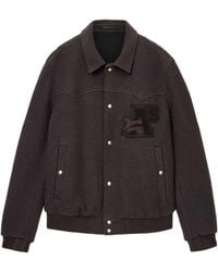 AllSaints - Wool Royce Bomber Jacket - Lyst