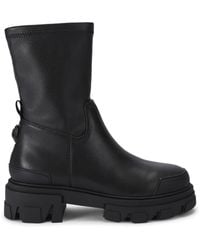 Kurt Geiger - Leather Stomp Sock Ankle Boots 50 - Lyst