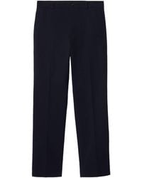 Burberry - Cotton Twill Chinos - Lyst