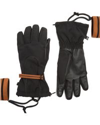 Ermenegildo Zegna Logo Gloves - Black