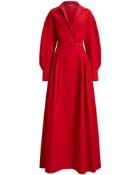 Ralph Lauren - Cotton-Blend Poplin Daley Maxi Shirt Dress - Lyst