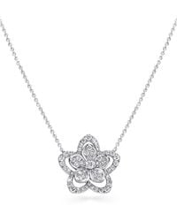 Graff - And Diamond Wild Flower Necklace - Lyst