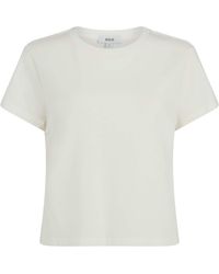 Agolde - Organic Cotton Adine Shrunken T-Shirt - Lyst