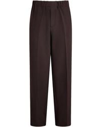 Sandro - Jersey Wide-Leg Trousers - Lyst