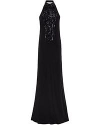 Brunello Cucinelli - Sequin-Embellished Halterneck Dress - Lyst