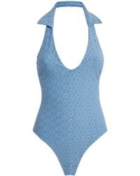 Devon Windsor - Anais Open-Work Swimsuit - Lyst