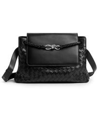 Bottega Veneta - Medium Calfskin Andiamo Messenger Bag - Lyst
