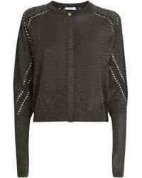 JOSEPH - Lurex-Knit Tasse Cardigan - Lyst