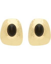 Saint Laurent - Cabochon Clip-On Earrings - Lyst