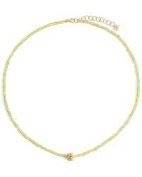 Suzanne Kalan - Diamond And Chrysoberyl Infinite Beaded Necklace - Lyst