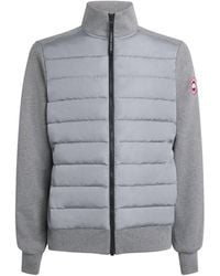 Canada Goose - Down Hybridge Huron Zip-Up Sweatshirt - Lyst