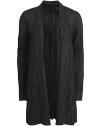 Pleats Please Issey Miyake - Mellow Pleats Cardigan - Lyst