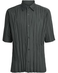 IM MEN - Wrinkle Short-Sleeve Oversized Shirt - Lyst