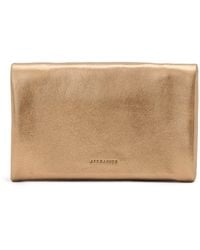 AllSaints - Metallic Leather Harluna Wallet - Lyst