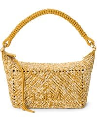 Loewe - X Paula's Ibiza Raffia Cala Pouch - Lyst