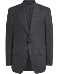 Tom Ford - Wool-Blend Honeycomb Shelton Blazer - Lyst