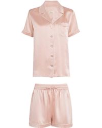 Harrods - Silk Short Pyjama Set - Lyst