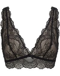 Aubade - Sheer Lace Bralette - Lyst
