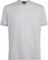 Paul & Shark - Cotton-Silk Stripe T-Shirt - Lyst