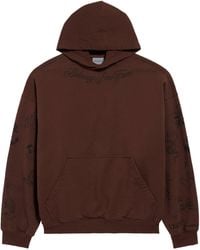 Balenciaga - Cotton Tattoo-Print Hoodie - Lyst