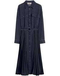 Weekend by Maxmara - Denim Midi Shirt Dress - Lyst