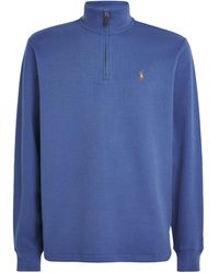 Polo Ralph Lauren - Cotton Quarter-Zip Sweatshirt - Lyst