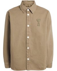 Ami Paris - Cotton Ami De Coeur Overshirt - Lyst