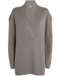 Totême - Wool-cashmere V-neck Sweater - Lyst