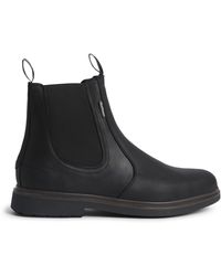 Barbour - Leather Hale Chelsea Boots - Lyst