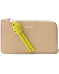 Loewe - Leather Knot Card Holder - Lyst