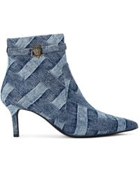 Kurt Geiger - Denim Kensington Flexi Ankle Boots - Lyst