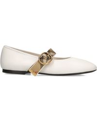 Burberry - Leather Robin Ballet Flats - Lyst