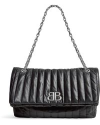 Balenciaga - Medium Quilted Leather Monaco Shoulder Bag - Lyst
