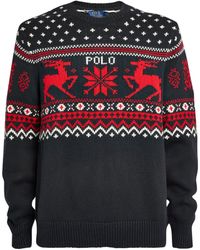 Polo Ralph Lauren - Cotton-cashmere Fair Isle Sweater - Lyst