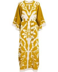 Eres - Silk Printed Holi Kaftan - Lyst