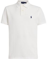 Polo Ralph Lauren - Cotton Mesh Custom-Fit Polo Shirt - Lyst