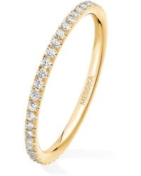 Messika - Gatsby And Diamond Pavé Wedding Ring - Lyst