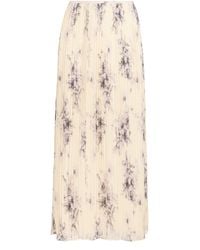Cinq À Sept - Delaine Pleated Midi Skirt - Lyst